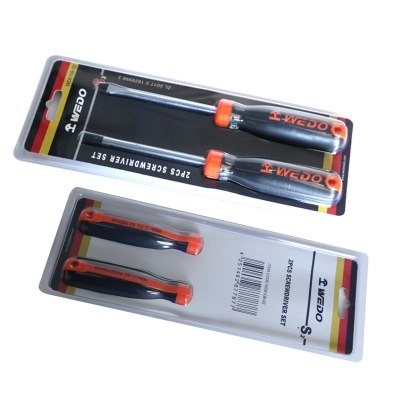 维度WEDO钢制螺丝刀两件套WD610B-2 十字PH2*100mm,一字6*100mm
