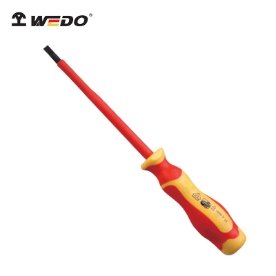 维度WEDO钢制绝缘一字螺丝刀IN511 规格2.575~8175 耐压1KV