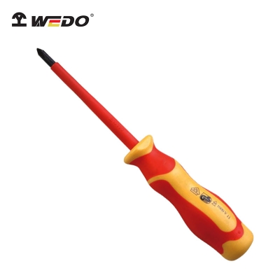 维度WEDO钢制绝缘加长十字螺丝刀IN513 PH0100~PH3200耐压1KV