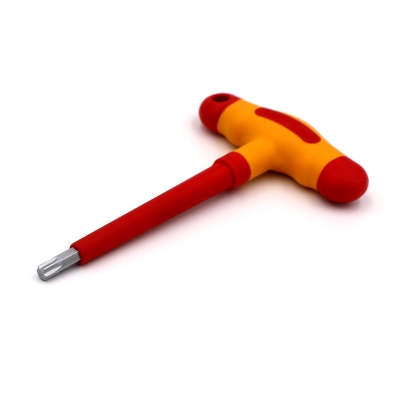 维度WEDO钢制绝缘注塑T型内六角扳手IN523A 耐压1KV