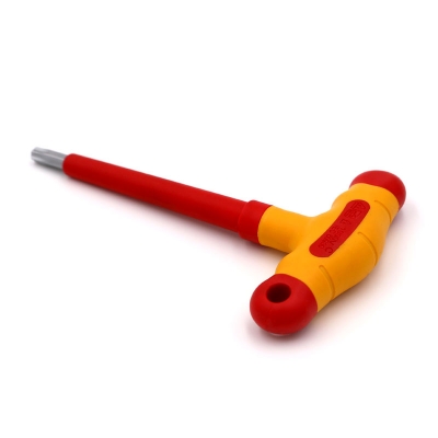 维度WEDO钢制绝缘注塑T型内六角扳手IN523A 耐压1KV