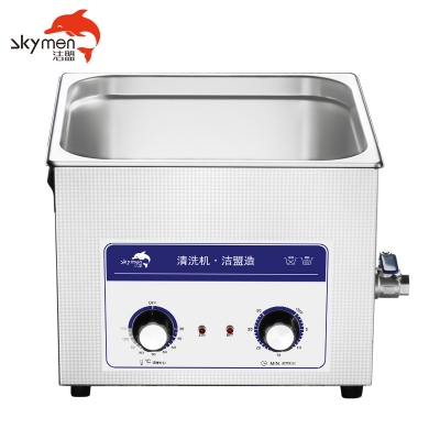 洁盟15L单槽机械定时调温型**声波清洗机JP-060除锈除助焊剂300W