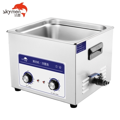 洁盟15L单槽机械定时调温型**声波清洗机JP-060除锈除助焊剂300W