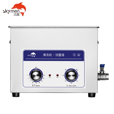 洁盟15L单槽机械定时调温型**声波清洗机JP-060除锈除助焊剂300W