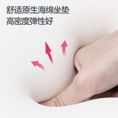 得力91025办公椅(灰)网面升降转椅职员椅 居家舒适网布午休椅