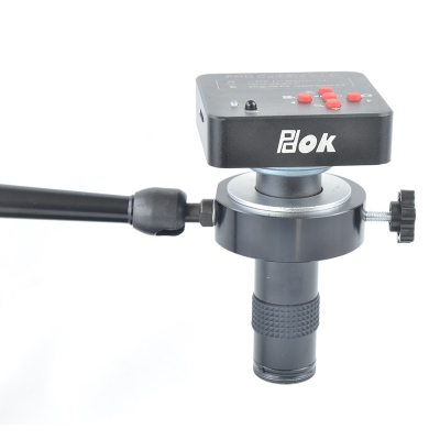 PDOK显微镜相机台式万向节支架OK385 固定圈卡圈50mm或75mm