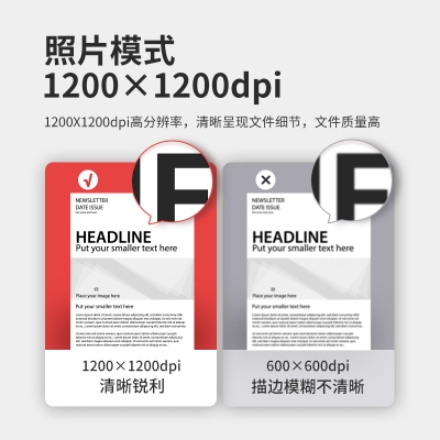 得力P2000DW黑白激光打印机(白色) 双面+无线WiFi+APP远程打印