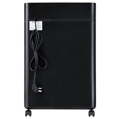 得力9917商务碎纸机(黑) 4级保密 连续10分钟 手动单次碎纸16张