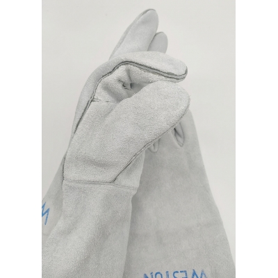 牛二层双层胶水填缝电焊手套34cm 威仕盾G-1649L