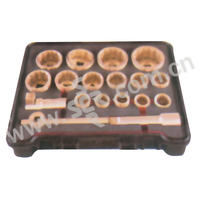 KENTA/克恩达 1"防爆重型18件套套筒组套 08728031 30~80mm 1套